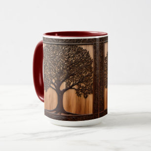 Australische Flora: The Wattle Tree Wood Print, Tasse
