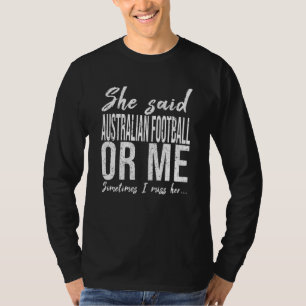 Australische Fußball-lustige Geschenkidee T-Shirt