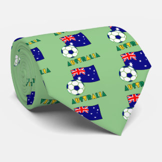 Australische Fußballball und Flagge 1 Krawatte