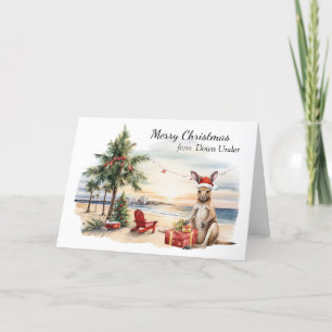 Australische gefaltete Weihnachtskarte Feiertagskarte