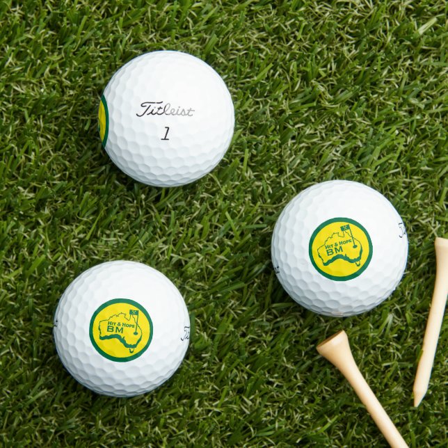 Australische Golfer-Geschenke Golfball (Insitu Gras)