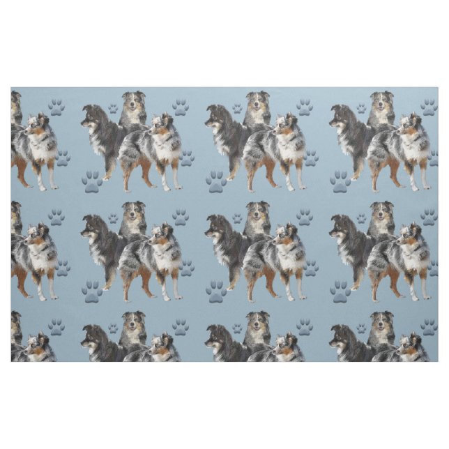Australische Hirtenblauer Stoff (Fat Quarter (45,7 x 55,9 cm))