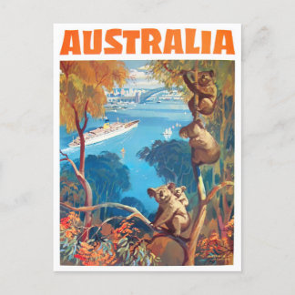 Australische Jahrtausendreise Postkarte
