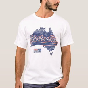 Australische Karte T-Shirt