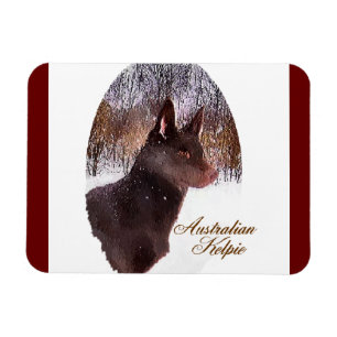 Australische Kelpe Art Magnet