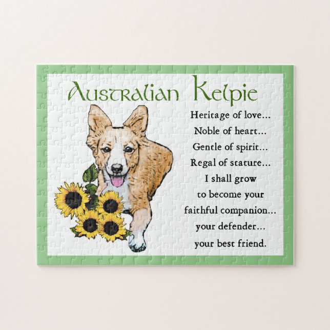 Australische Kelpie Art (Horizontal)