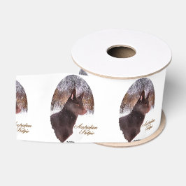 Australische Kelpie Weihnachten Ripsband