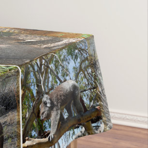 Australische Koala Quokka Wombat Kangaroo Collarge Tischdecke