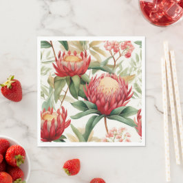 Australische Native Protea Blume II Serviette