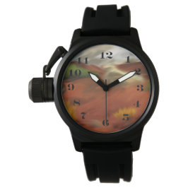 Australische Outback Dawn Abstrakt Art Armbanduhr