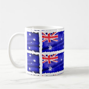 Australische Patriotische Flagge für Australien Kaffeetasse