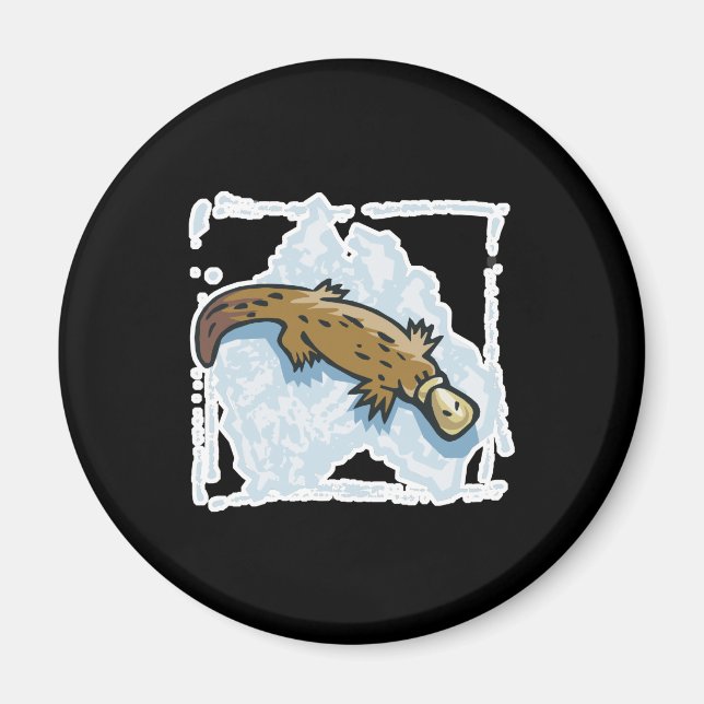 australische Platypus-Konstruktion Magnet (Vorne)
