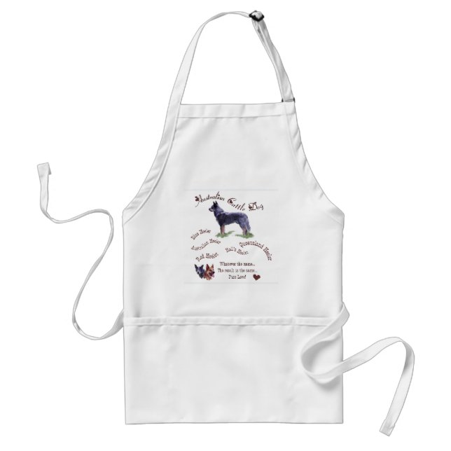 Australische Rinder Hunde Kunstgeschenke Schürze (Vorne)
