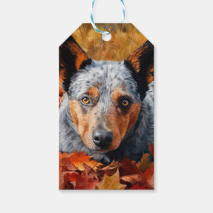 Australische Rinder im Herbst Leaves Fall Inspirie Geschenkanhänger