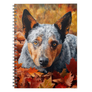 Australische Rinder im Herbst Leaves Fall Inspirie Notizblock