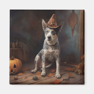 Australische Rinder-Kürbisse Halloween Gruselig Magnet