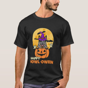 Australische Rinder Witch Dog Lover Happy Hallowee T-Shirt