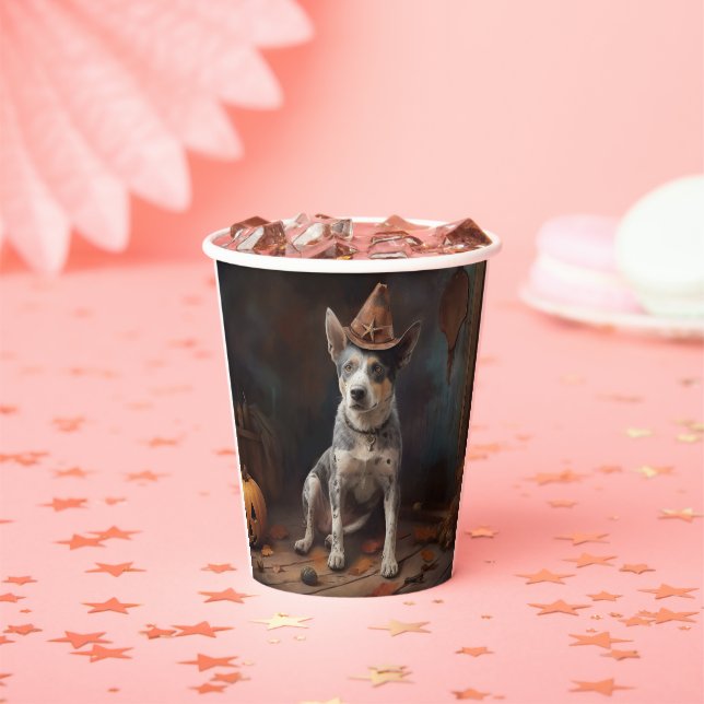 Australische Rinderpumpen Halloween Beängstigend Pappbecher (Insitu)