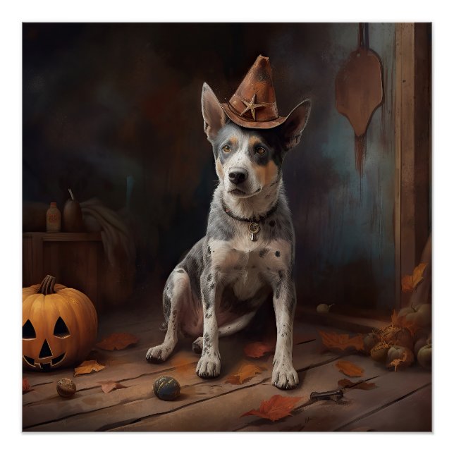 Australische Rinderpumpen Halloween Beängstigend Poster (Vorderseite)