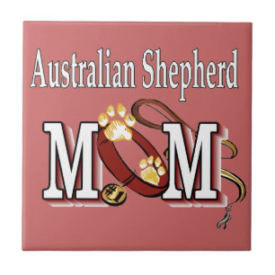 Australische Schäferhund-MAMA Fliese