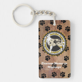 Australische Schafhirte Paws Dog Breed Lover Custo Schlüsselanhänger