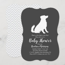 Australische Shepherd Baby Shower Gender Neutral Einladung