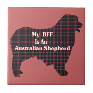 Australische Shepherd-BESTE FREUNDIN Fliese