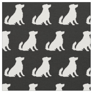 Australische Shepherd Dog Silhouette Pet Aussie Stoff