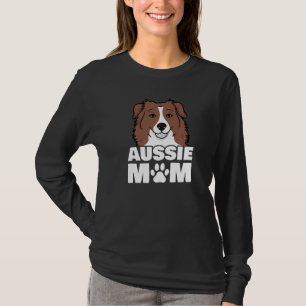 Australische Shepherd Mama Dog Paw T-Shirt
