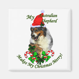 Australische Shepherd Weihnachtsgeschenke Magnet