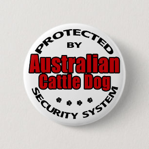 Australische Sicherheit von Rinderhunden Button