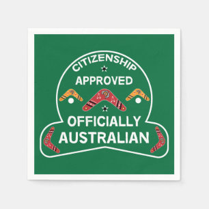 Australische Staatsbürgerschaft Aussie Citizensh Serviette
