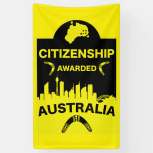 Australische Staatsbürgerschaft Banner