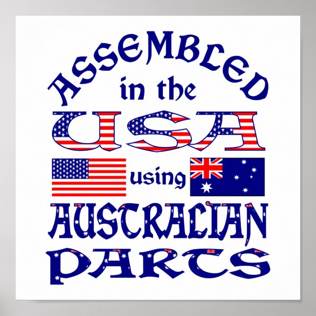 Australische Teile (W) Poster (Vorne)