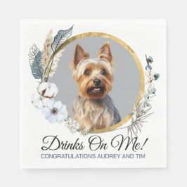 Australische Terrier Wedding Napkins mit Hunde-Fot Serviette