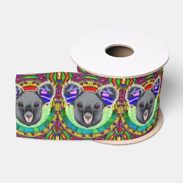 Australische Tierliebhaber künstlerischer Koala-Bä Ripsband (Spule)