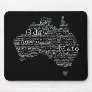 australische Umgangskarte Mousepad
