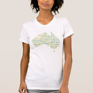 australische Umgangskarte T-Shirt