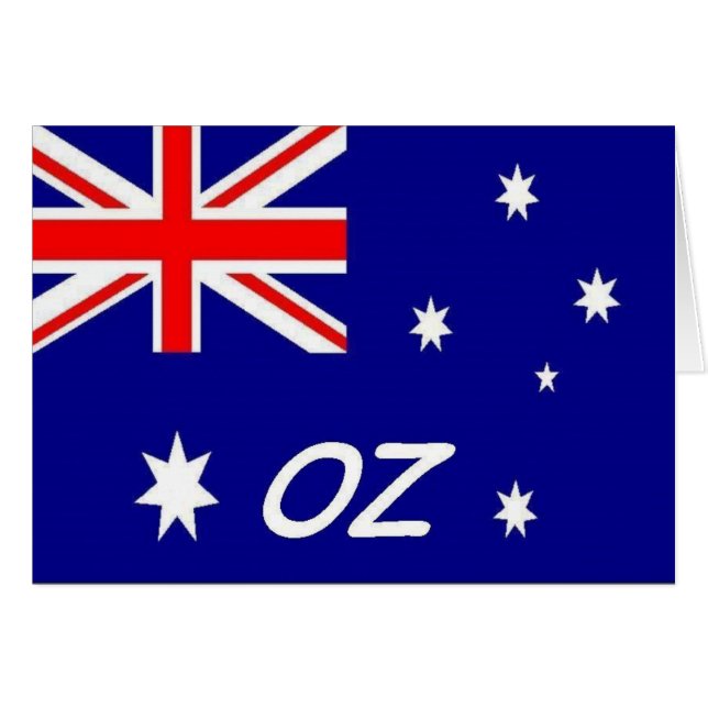 Australische Unze-Flagge (Vorderseite (Horizontal))