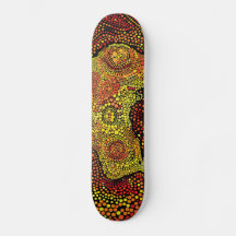 Australische Ureinwohner - Kontinentales Skateboar