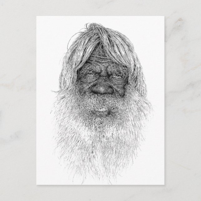 Australische Ureinwohner Postkarte (Vorderseite)