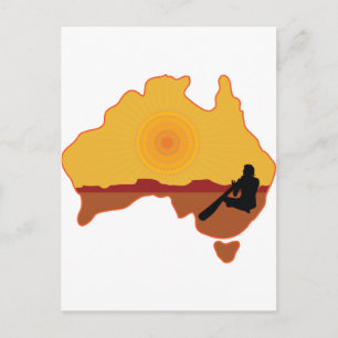 Australische Ureinwohner Postkarte