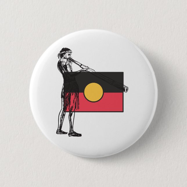 australische Ursprungsflagge Button (Vorderseite)