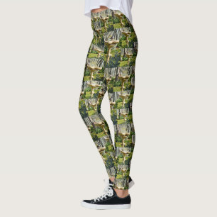 Australische Vögel auf Vogelbädern, Leggings
