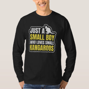 Australische Wallaby für einen verrückten Jungen T-Shirt