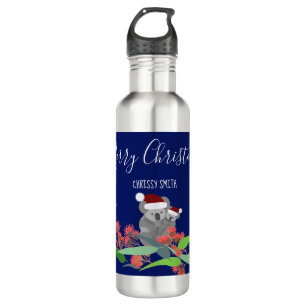 Australische Weihnachten Edelstahlflasche
