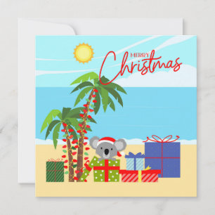 Australische Weihnachten Karte