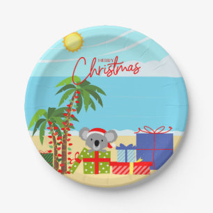 Australische Weihnachten Pappteller