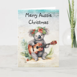 Australische Weihnachtskarte Feiertagskarte