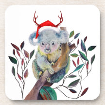Australische Weihnachtskoala Weihnachtsmannmütze R